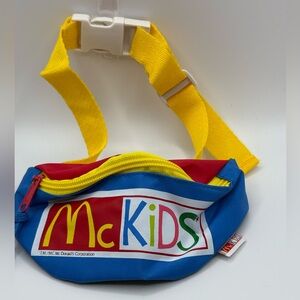 Vintage McDonald’s McKids multicoloured Belt Bag for Kids nylon New